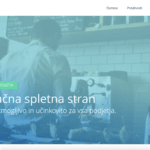 Obisk glavne strani Minimum.